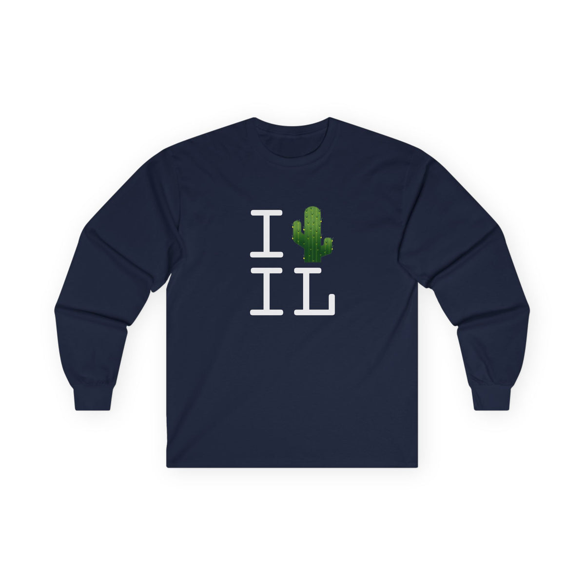 "I Cactus Illinois" Long Sleeve Shirt