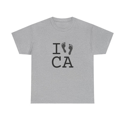 "I leave Footsteps in California" Tee