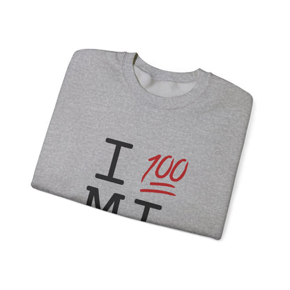 "I Keep it 100 in Michigan" Sweatshirt
