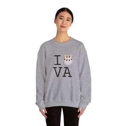 "I Birthday Cake Virginia" Sweatshirt