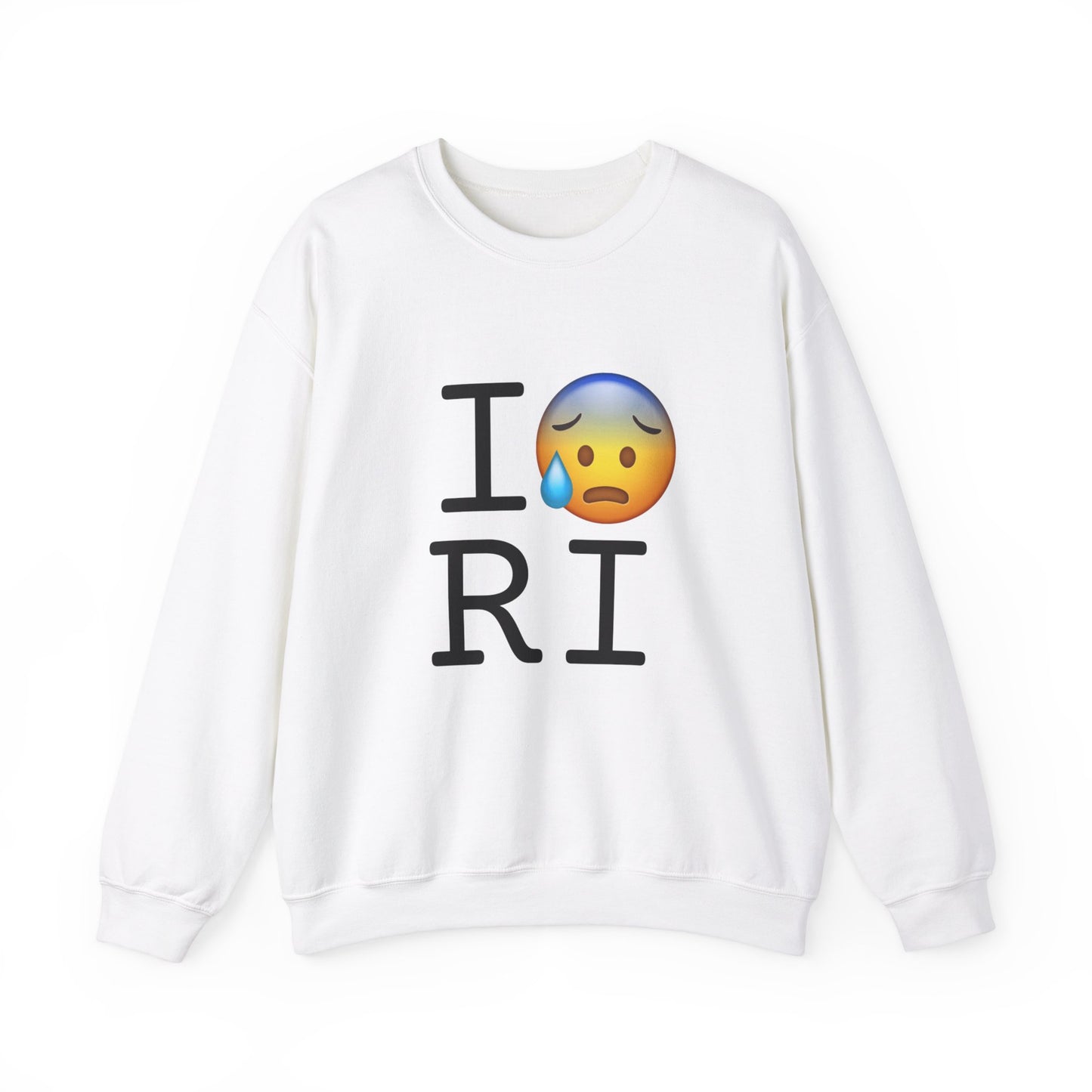 "I'm Anxiously Sweating in Rhode Island" Sweatshirt