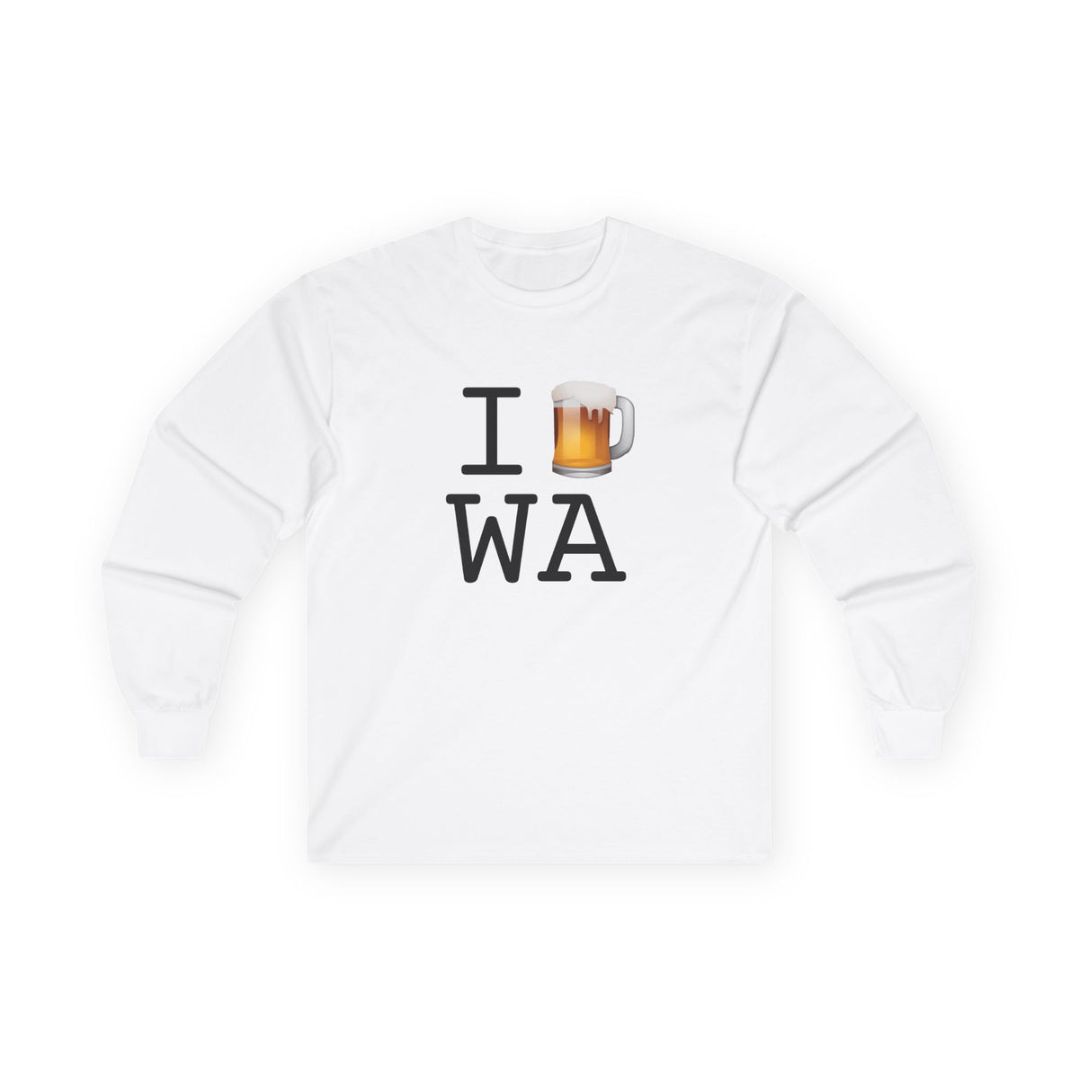 "I Beer Washington" Long Sleeve Shirt