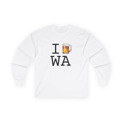 "I Beer Washington" Long Sleeve Shirt