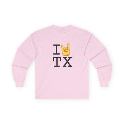 "I Rock On with Texas" Long Sleeve Shirt