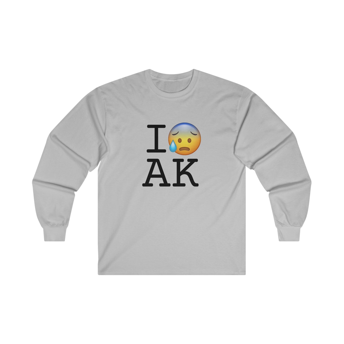 "I'm Anxiously Sweating in Alaska" Long Sleeve Shirt