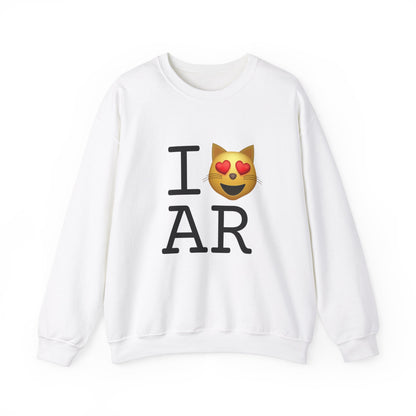 "I'm a Cat that Loves Arkansas" Sweatshirt