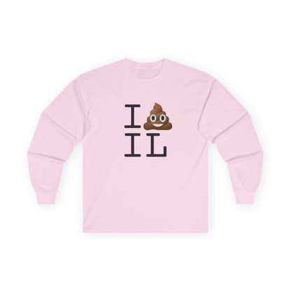 "I Poop in Illinois" Long Sleeve Shirt