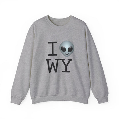 "I Feel Alien in Wyoming" Sweatshirt