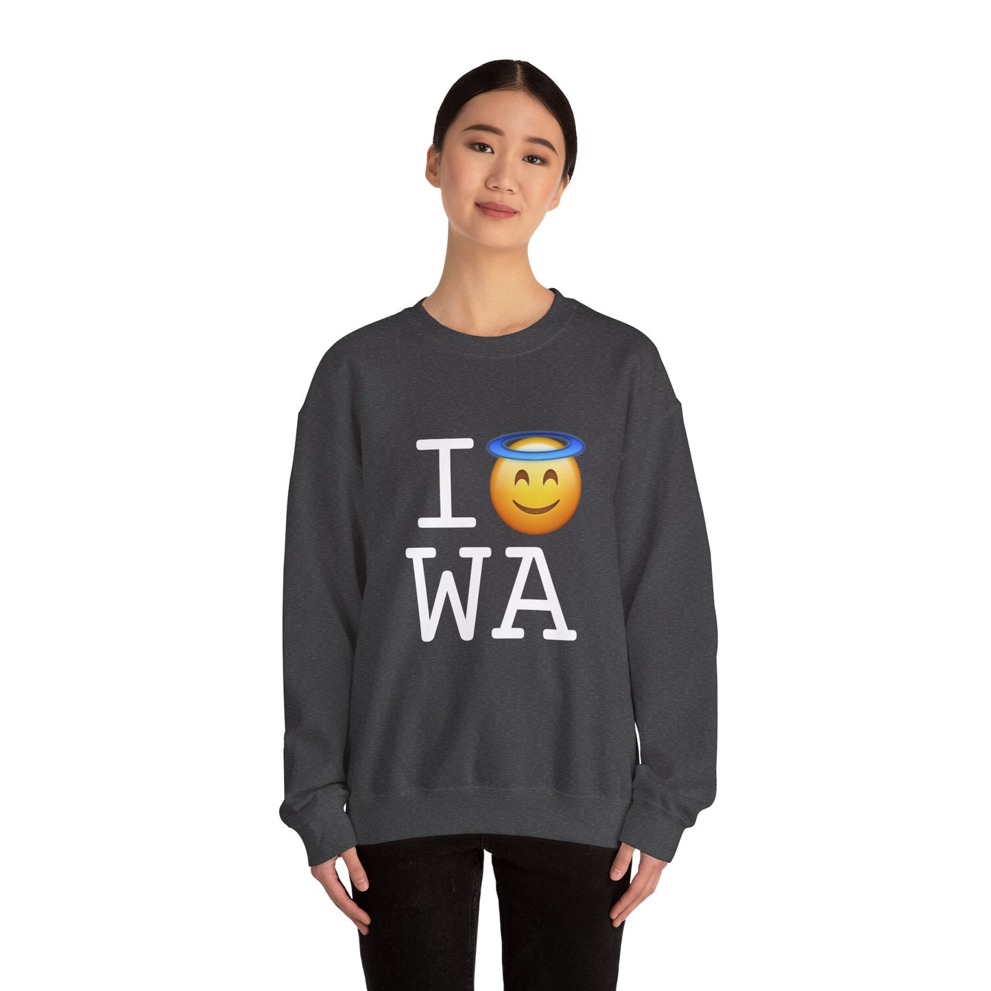 "I'm an Angel in Washington" Sweatshirt