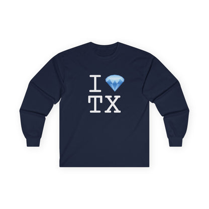 "I Diamond Texas" Long Sleeve Shirt