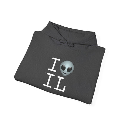 "I Feel Alien in Illinois" Hoodie