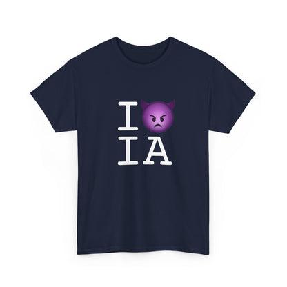 "I'm an Angry Devil about Iowa" Tee