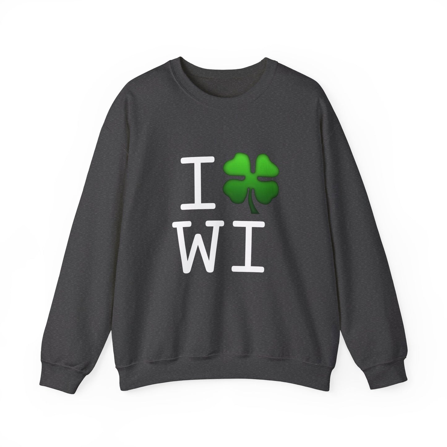 "I'm Lucky (Clover) in Wisconsin" Sweatshirt