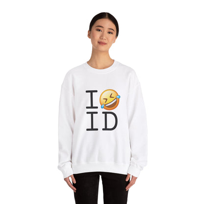 "I Laugh Hard (LMFAO) at Idaho" Sweatshirt
