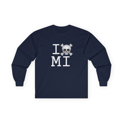 "I'm a Pirate in Michigan" Long Sleeve Shirt