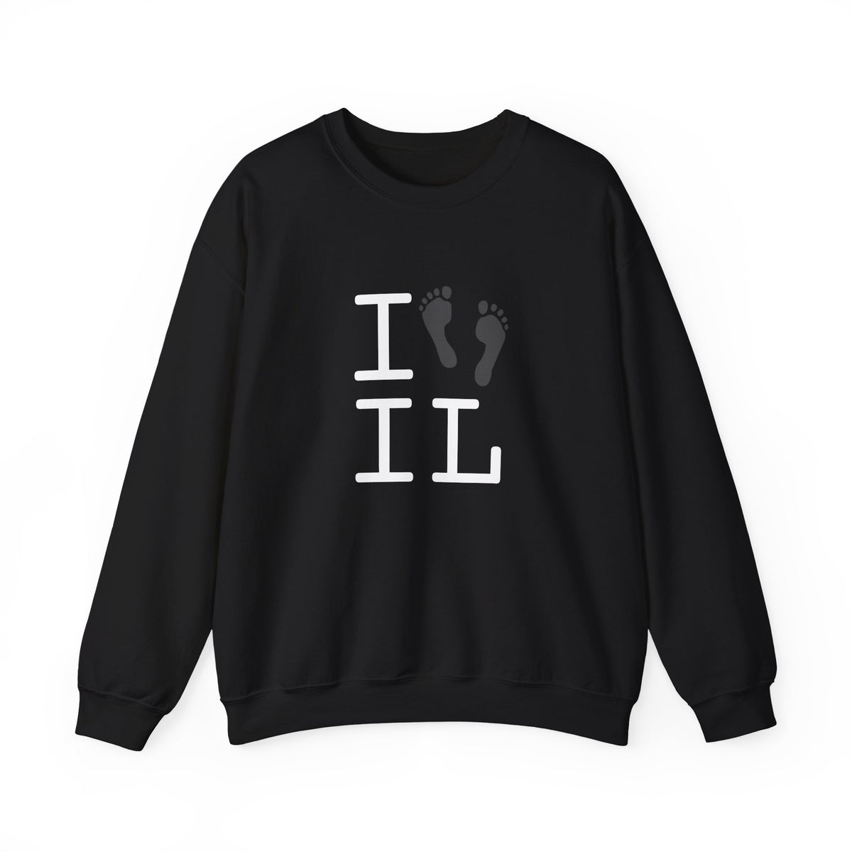 "I leave Footsteps in Illinois" Sweatshirt