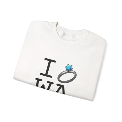 "I'm Married to (Diamond Ring) Washington" Sweatshirt