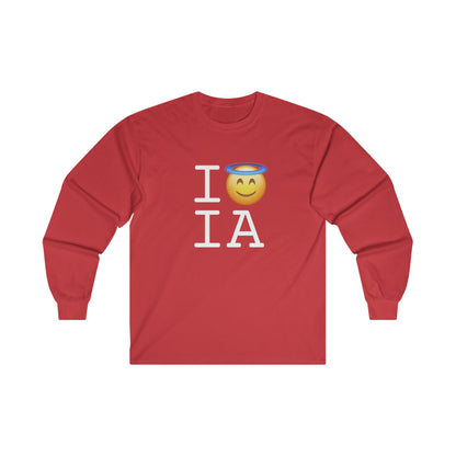 "I'm an Angel in Iowa" Long Sleeve Shirt