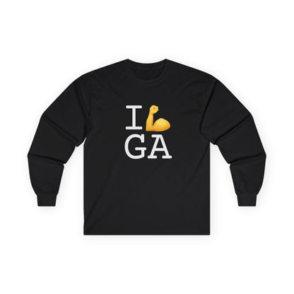 "I Flex in/on Georgia" Long Sleeve Shirt