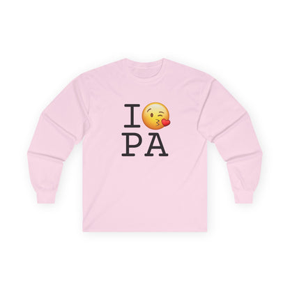 "I Blow a Kiss at Pennsylvania" Long Sleeve Shirt