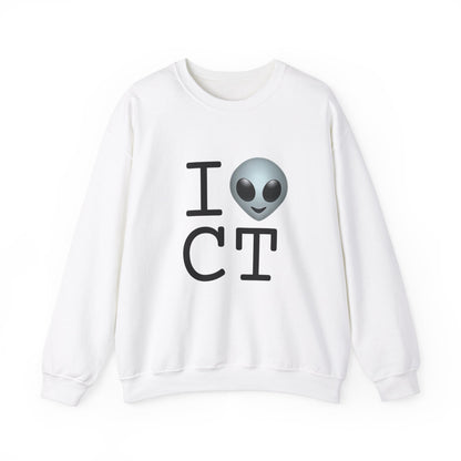 "I Feel Alien in Connecticut" Sweatshirt