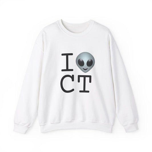 "I Feel Alien in Connecticut" Sweatshirt