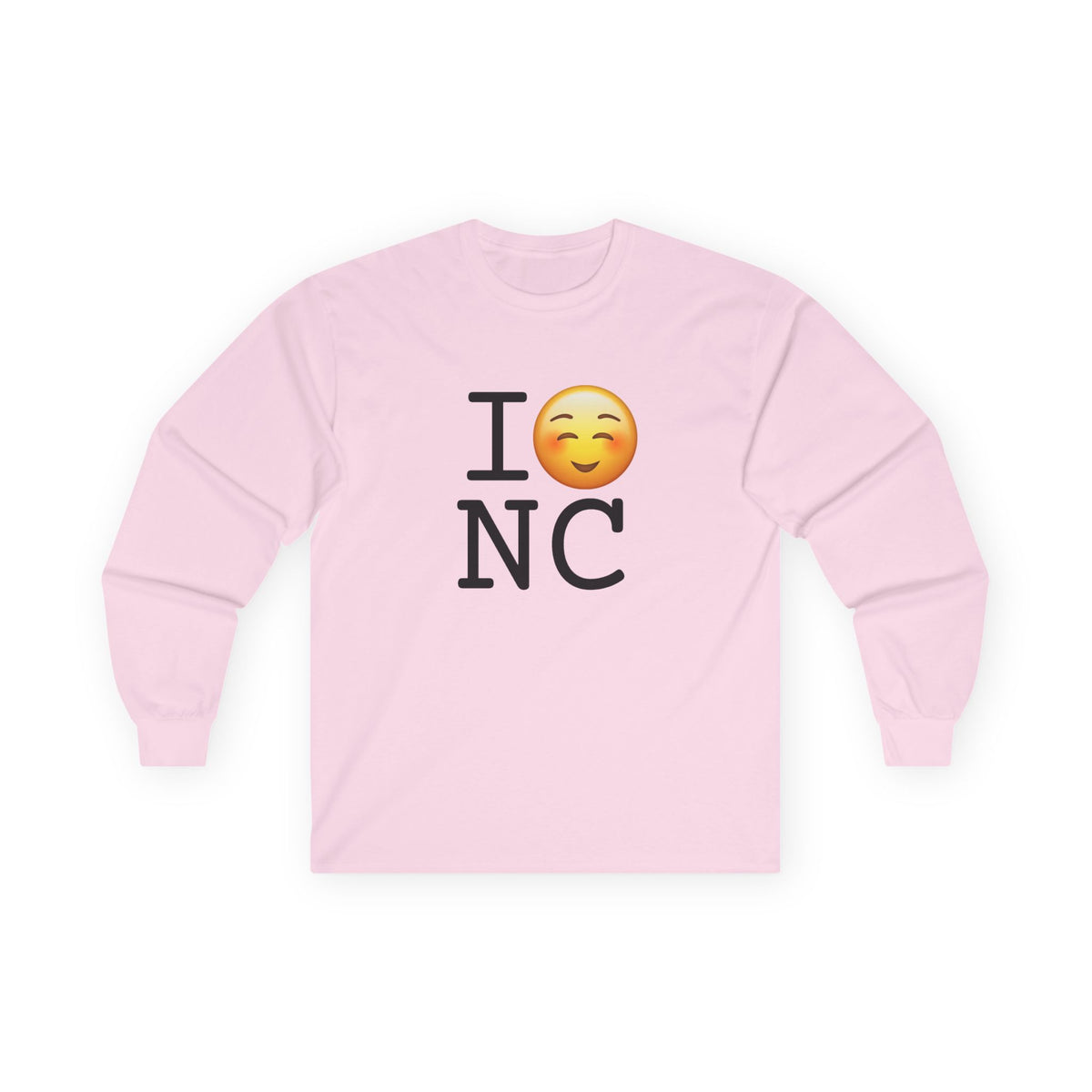"I Blush at North Carolina" Long Sleeve Shirt