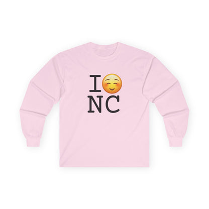 "I Blush at North Carolina" Long Sleeve Shirt