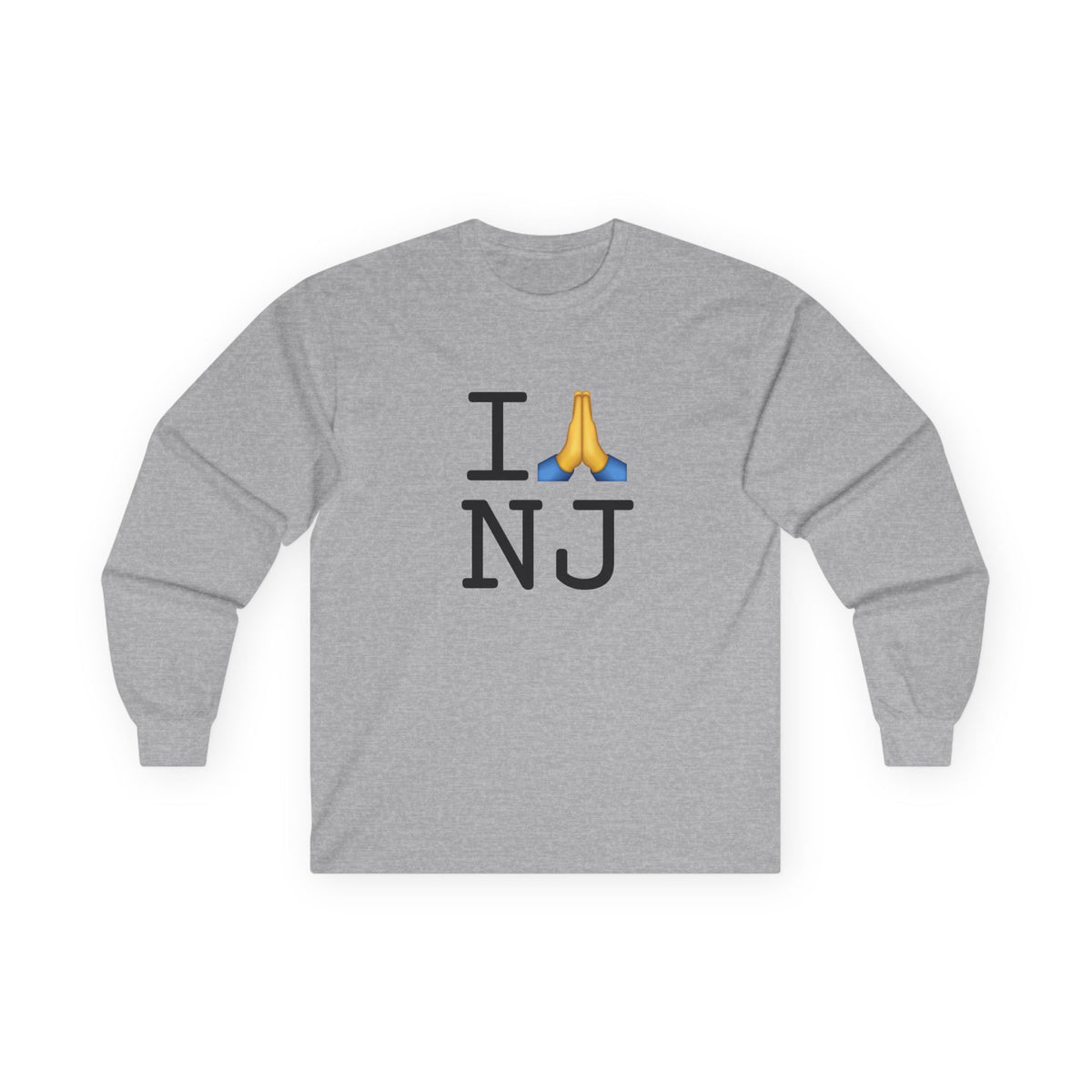 "I Pray for New Jersey" Long Sleeve Shirt