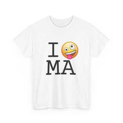 "I'm Crazy about Massachusetts" Tee