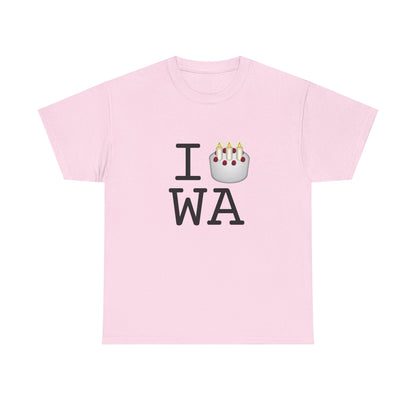 "I Birthday Cake Washington" Tee