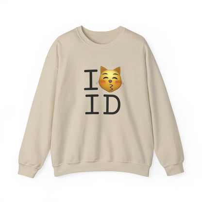 "I'm a Kissing Cat toward Idaho" Sweatshirt