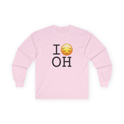 "I'm Depressed about Ohio" Long Sleeve Shirt