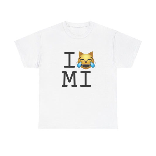 "I'm Laughing like a Cat at Michigan" Tee