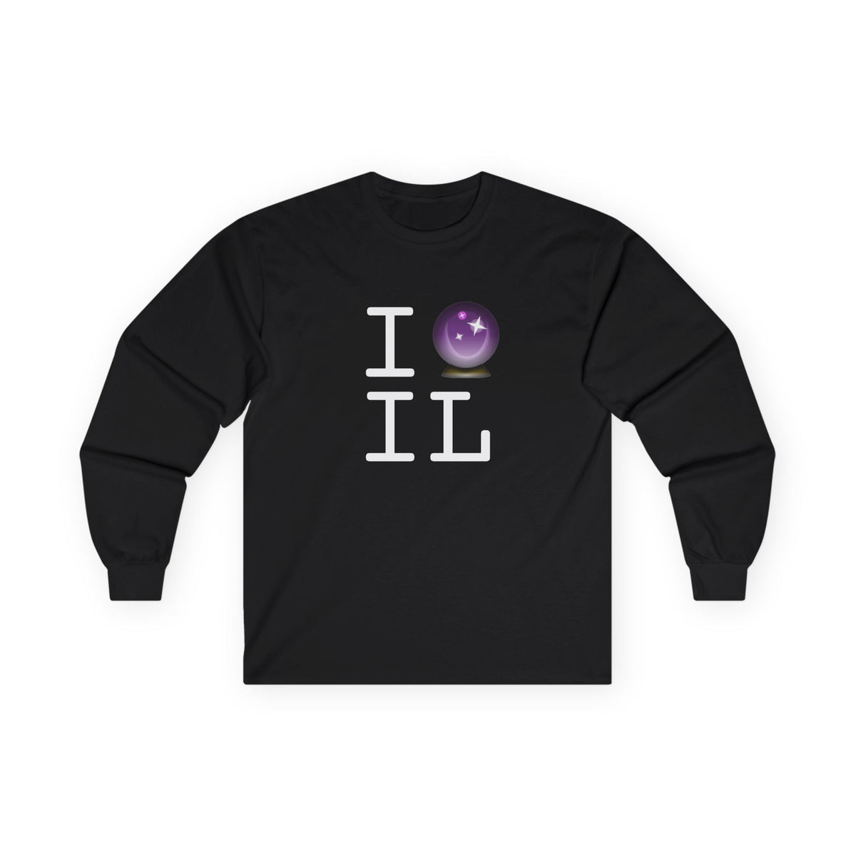 "I Predict the Future (Crystal Ball) of Illinois" Long Sleeve Shirt