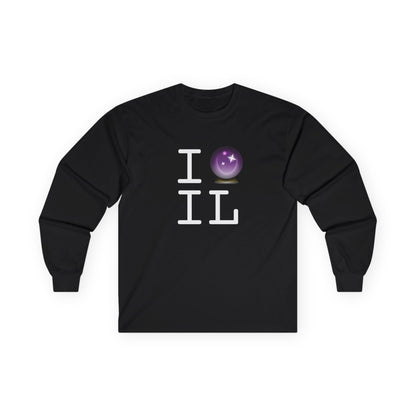 "I Predict the Future (Crystal Ball) of Illinois" Long Sleeve Shirt