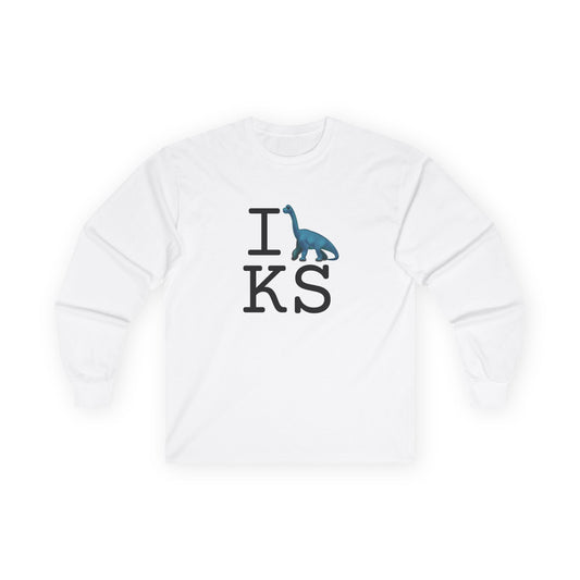 "I'm a Dinosaur in Kansas" Long Sleeve Shirt