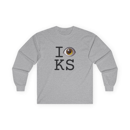 "I See (Eye) Kansas" Long Sleeve Shirt