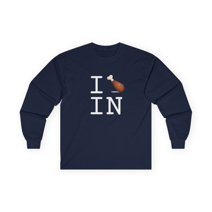 "I Chicken Drumstick Indiana" Long Sleeve Shirt