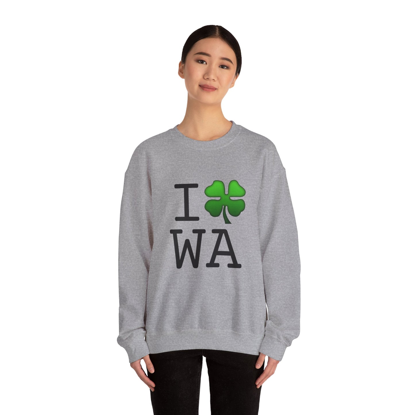 "I'm Lucky (Clover) in Washington" Sweatshirt