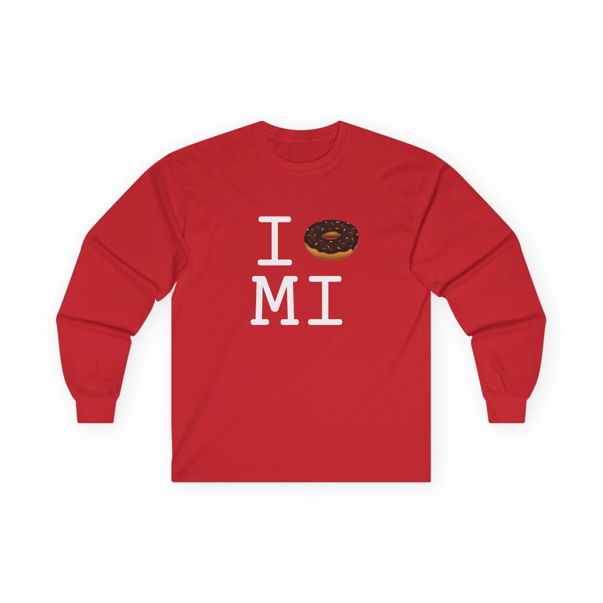 "I Donut Michigan" Long Sleeve Shirt