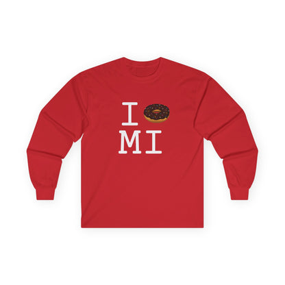 "I Donut Michigan" Long Sleeve Shirt