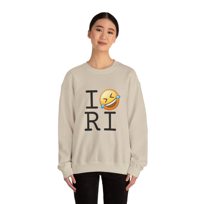 "I Laugh Hard (LMFAO) at Rhode Island" Sweatshirt