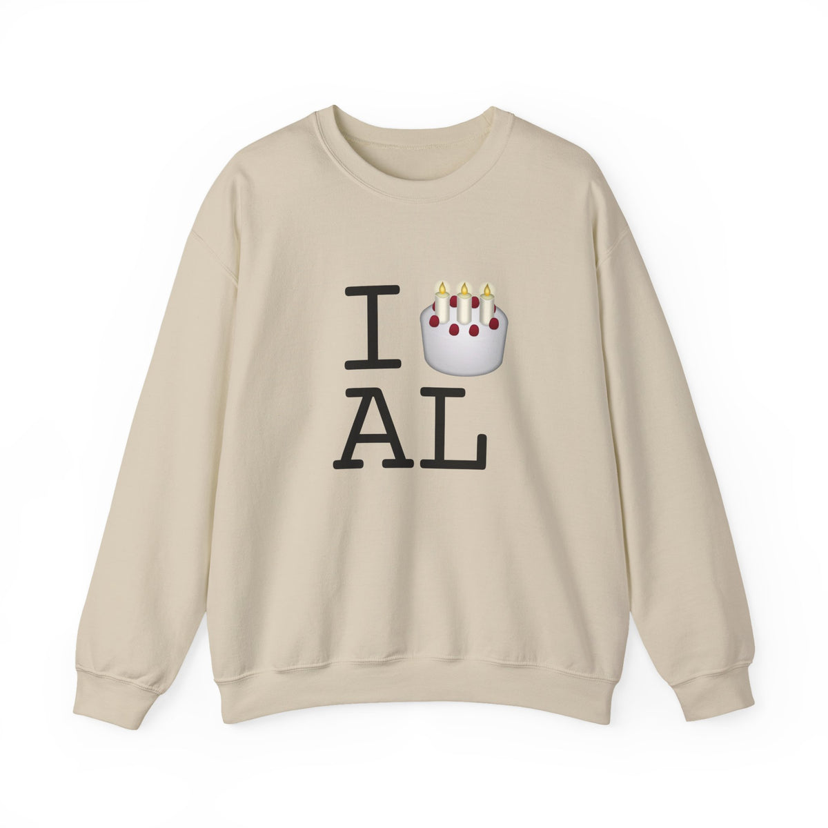"I Birthday Cake Alabama" Sweatshirt