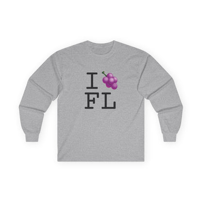 "I Grape Florida" Long Sleeve Shirt