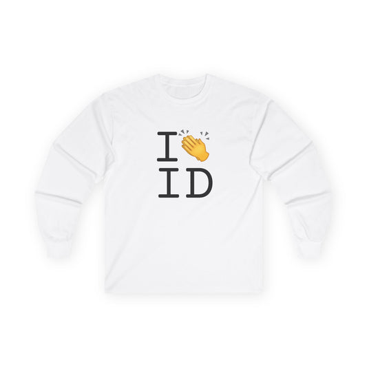"I Applaud Idaho" Long Sleeve Shirt