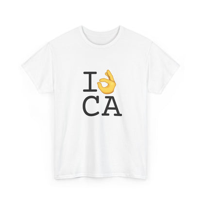 "I'm OK with California" Tee