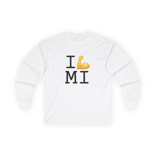 "I Flex in/on Michigan" Long Sleeve Shirt