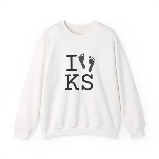 "I leave Footsteps in Kansas" Sweatshirt