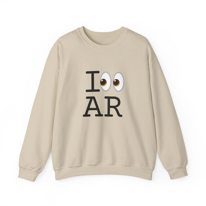 "I Look at Arkansas" Sweatshirt